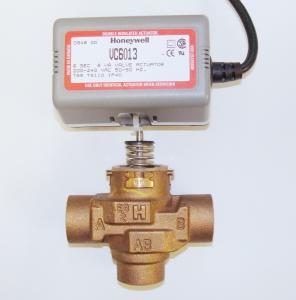 Zawór trójdrożny z przewodem + siłownik EKCO Honeywell